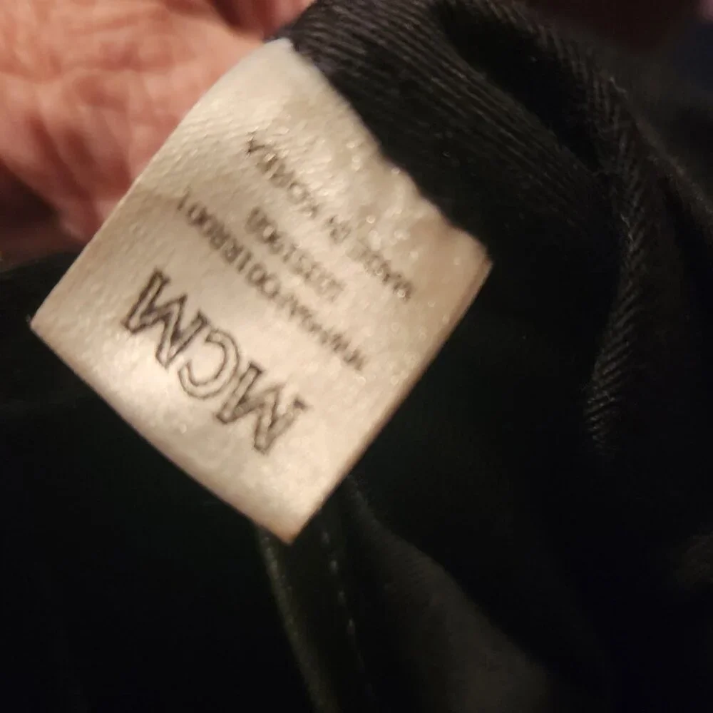 MCM Metallic Visetos Medium Hobo Bag Scooter Red - EUC - Picture 8 of 9